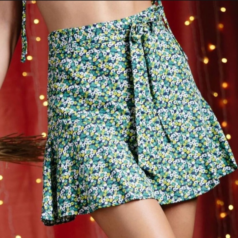 Flowers Skort